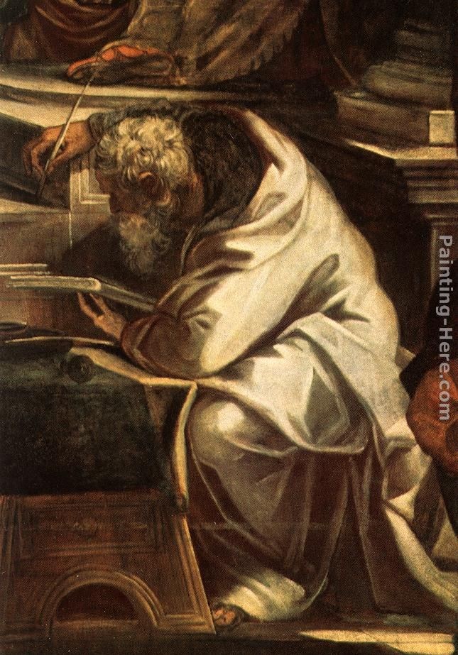 Jacopo Robusti Tintoretto Christ before Pilate [detail 1] Painting ...